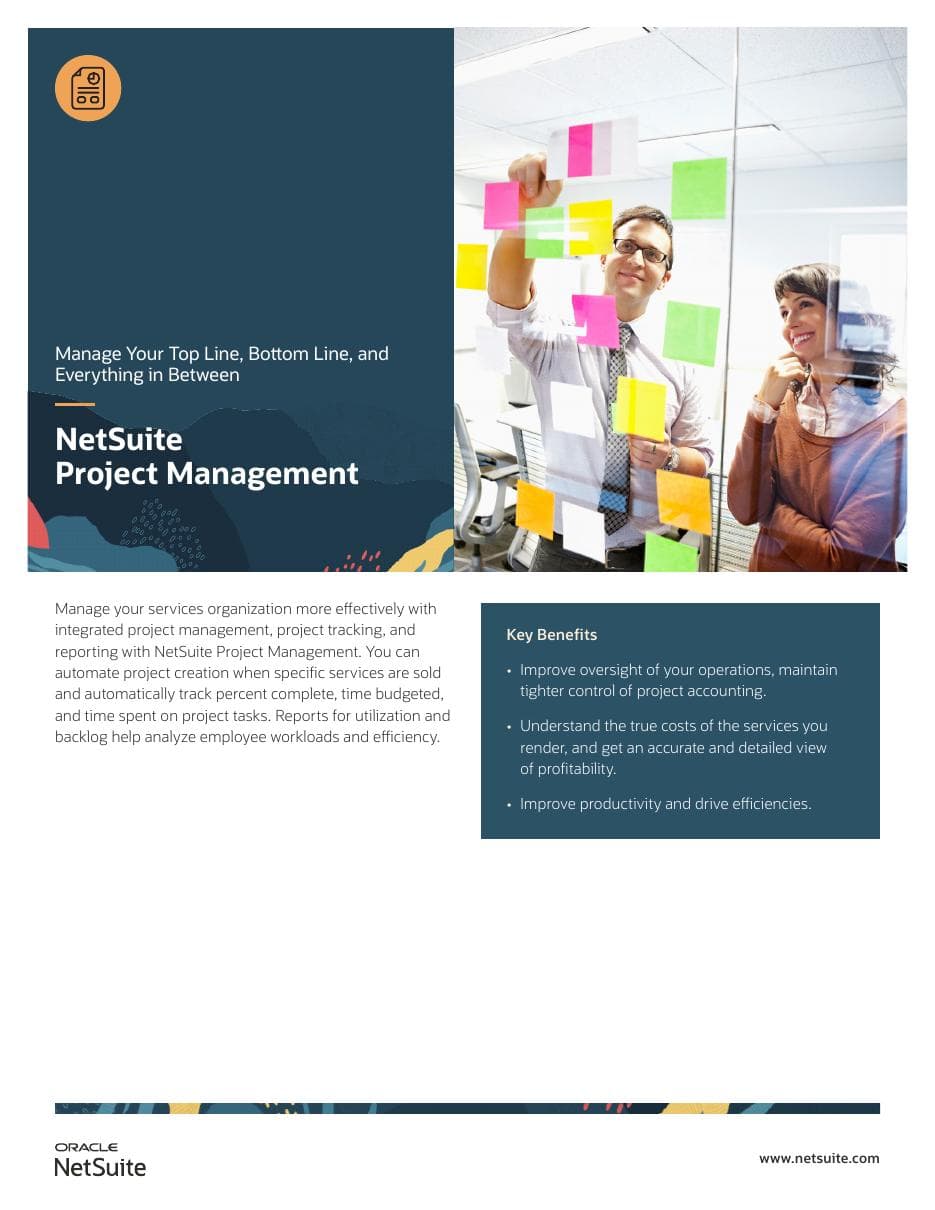 Project Management datasheet cover