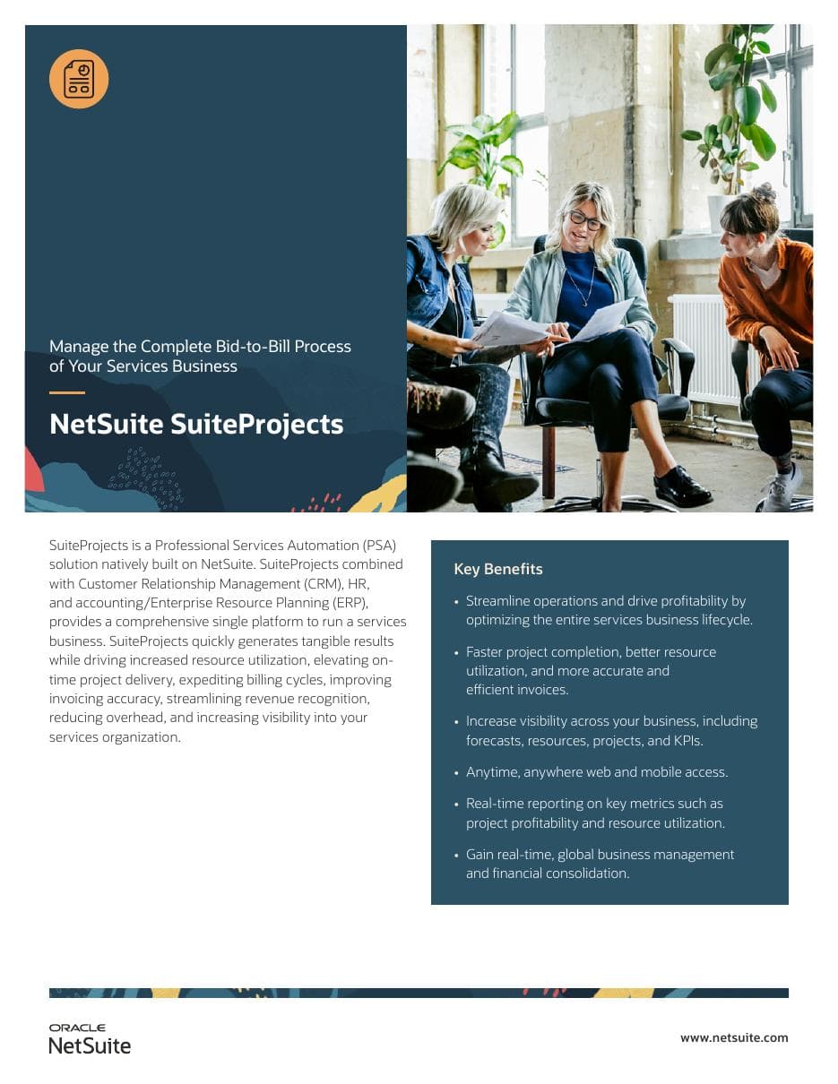 SuiteProjects datasheet cover